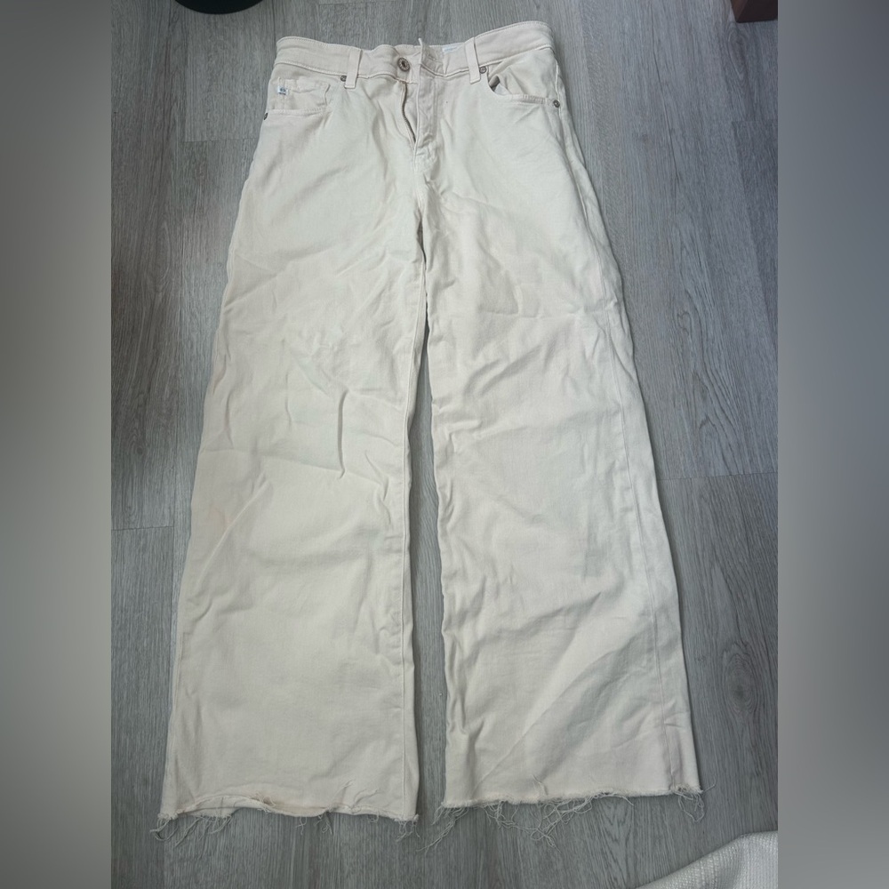 AG Adriano Goldschmied Cream Women Jeans